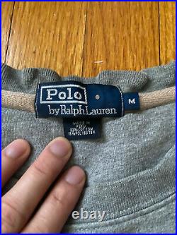 Vintage Polo by Ralph Lauren Teddy Bear USA Basketball Medium sweater GREAT CDN