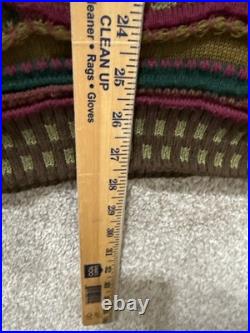 Vintage Protege Coogi Style Sweater Mens Size Medium Chunky Knit Crewneck USA