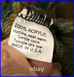 Vintage Protege Coogi Style Sweater Mens Size Medium Chunky Knit Crewneck USA
