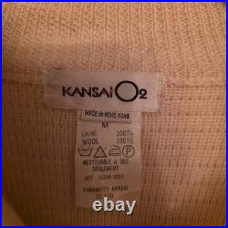 Vintage Rare Kansai O2 Yamamoto Knit Sweater Wool Size Medium