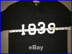 Vintage Rugby Ralph Lauren Shawl Collar Sweater Grey 1839 Medium Polo RRL