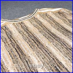 Vintage Sweater 90s Medium Geometric Textured Knit Biggie Cosby Coogi USA Jumper