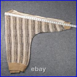 Vintage Sweater 90s Medium Geometric Textured Knit Biggie Cosby Coogi USA Jumper