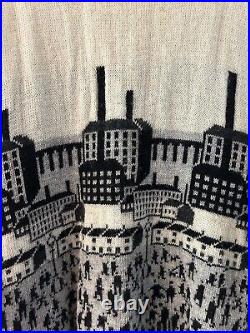 Vintage Tulchan Lowry Industrial Art Landscape Jumper