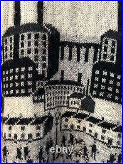 Vintage Tulchan Lowry Industrial Art Landscape Jumper