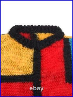 Vintage UNisex Mohair Fuzzy Woozy Sleeveless Sweater Marni S-M