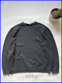 Vintage YSL Yves Saint Laurent Knitted Sweater Crewneck Medium