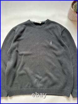 Vintage YSL Yves Saint Laurent Knitted Sweater Crewneck Medium