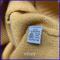 Vintage Yves Saint Laurent YSL Mens Lambswool Cardigan Sweater Sz M
