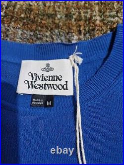 Vivienne Westwood Authentic Mens Crew Neck Knit Sweater Jumper New RRP £250