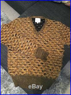 Vivienne Westwood Man Gold Label Ultra Rare Peacock Stitch Sweater Reduced