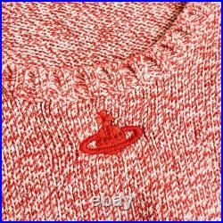 Vivienne Westwood Red Label Orb Embroidery Cotton Knit Sweater Size M