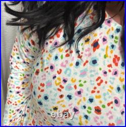 WISPR BY Brodie leopard colorful jumper sweater