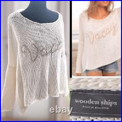 WOODEN SHIPS VACAY Sweater Jumper Size Small Medium