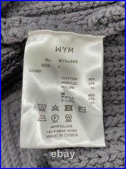 WYM Other Sweaters Thick L Cotton IDG Solid wyKn589 Used