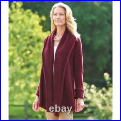 Washable Cashmere Topper Sweater Burgundy Size Medium 42 Washable Cashmere Topper Sweater Burgundy Size Medium 42