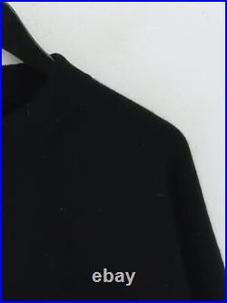 Whistles Women's Jumper M Black 100% Cashmere Round Neck Pullover