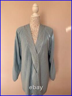 Wolford blue jumper wool blend knitwear size M UK 12-14 EUR 40