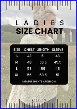 Women's 100% Wool Ladies Cross-Over Cardigan British Made Ladies Cardi Grey