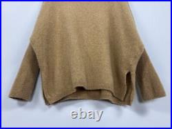Women's NOT SHY France 100% Cashmere Fluffy Oversized Sweater Beige Size S/M