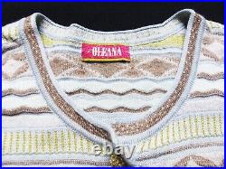 Women's Oleana Norway 75% Merino Wool Cardigan Sweater Jumper Size M (medium)