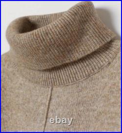 Women's Wool Sweater Oversized Fit High Neck, Warm & Stylish