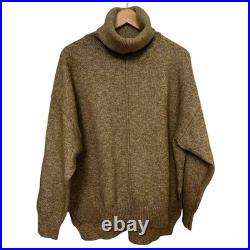 Women's Wool Sweater Oversized Fit High Neck, Warm & Stylish