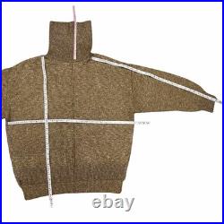 Women's Wool Sweater Oversized Fit High Neck, Warm & Stylish