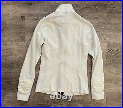 Womens Moncler Grenoble Jacket Zip Sweater Fleece Size M White