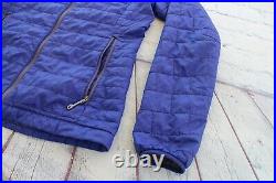 Womens PATAGONIA Blue Nano Puff Hoody Pullover Sweater Jacket Medium $249