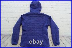 Womens PATAGONIA Blue Nano Puff Hoody Pullover Sweater Jacket Medium $249
