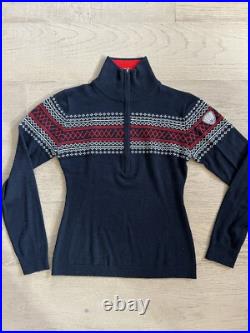Womens WeNorwegians Navy Sweater M