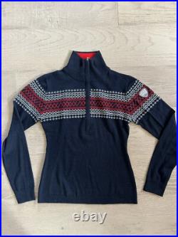Womens WeNorwegians Navy Sweater M Womens WeNorwegians Navy Sweater M