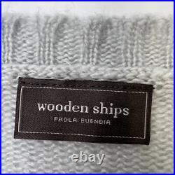 Wooden Ships Sweater Women Medium Skull Lightweight Mohair Knit Jumper Core No Wooden Ships Sweater Women Medium Skull Lightweight Mohair Knit Jumper Core No