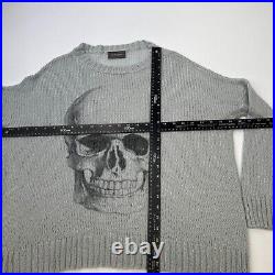 Wooden Ships Sweater Women Medium Skull Lightweight Mohair Knit Jumper Core No Wooden Ships Sweater Women Medium Skull Lightweight Mohair Knit Jumper Core No