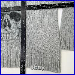 Wooden Ships Sweater Women Medium Skull Lightweight Mohair Knit Jumper Core No