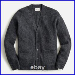 Wool cardigan sweater
