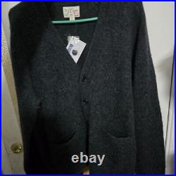 Wool cardigan sweater