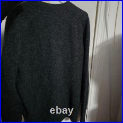 Wool cardigan sweater