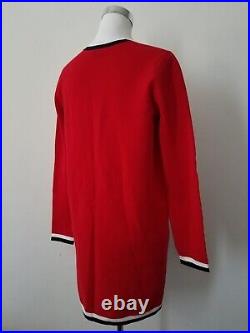 Worth Women Sweater Cardigan Red Button Closure One Size Medium 8-10 NWT 0004
