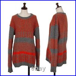 Y's Inside-out Design Knit Sweater Size S-M(K-125289)