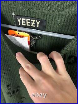 Yeezy Size M Destroyed Sweater Season 1 New
