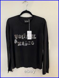 ZADIG & VOLTAIRE CASHMERE SWEATER size M NWT