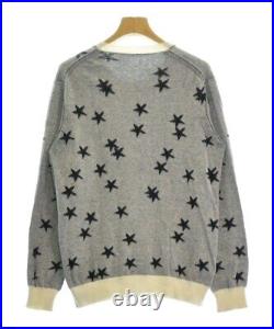 ZUCCa Knitwear/Sweater LightGrayxBlack(Star pattern) M 2200412352027