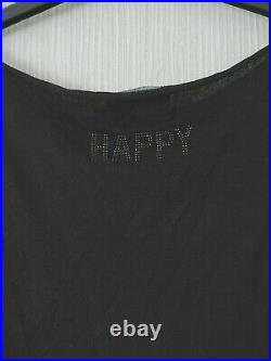 Zadig & Voltaire Happy Silk/Cashmere Sweater Black Size Medium DH100 BB 12