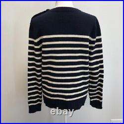 Zadig & Voltaire Jeremia MW Punk Sweater Jumper Wool Womens Medium Striped