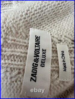Zadig & voltaire NWT Authentic Cashmere sweater Pullover Beige Medium