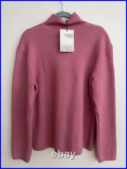 Zara Man Dense Knit Mock Neck Sweater Medium Size