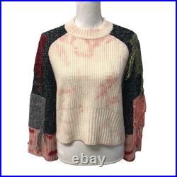 Zoe Jordan Cashmere Wool Sweater Jumper Womens Medium Large Flare Sleeve Artsy Zoe Jordan Cashmere Wool Sweater Jumper Womens Medium Large Flare Sleeve Artsy