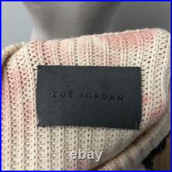 Zoe Jordan Cashmere Wool Sweater Jumper Womens Medium Large Flare Sleeve Artsy